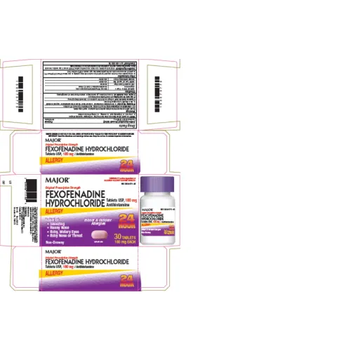 Fexofenadine 180 mg 30 Tab
