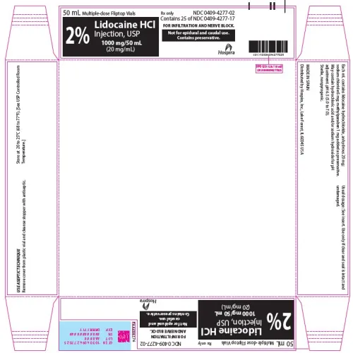 Lidocaine 2% 20mg/ml 50ml