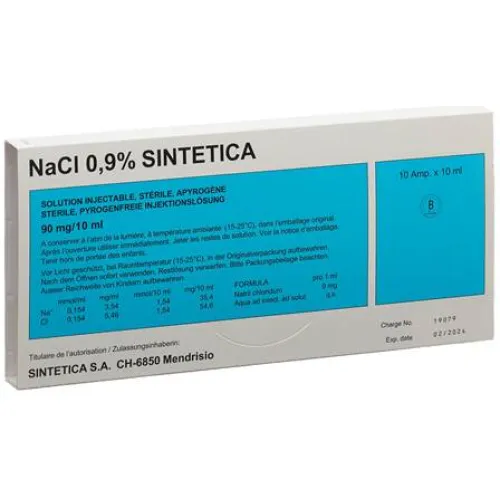NaCl 0.9% Sintetica