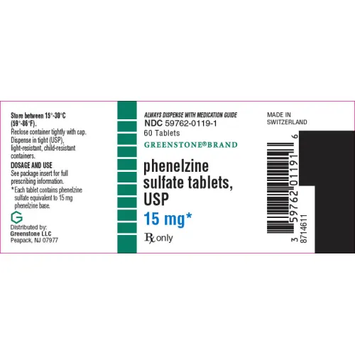 Phenelzine 15mg-US