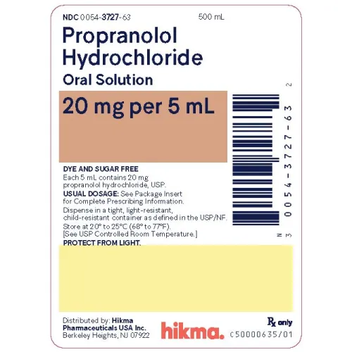 PROPRANOLOL INJECTION  500 ML