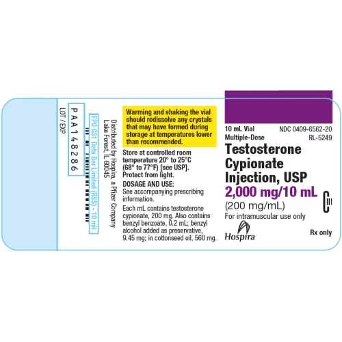 TESTOSTERONE CYPIONATE 2000mg/10ml