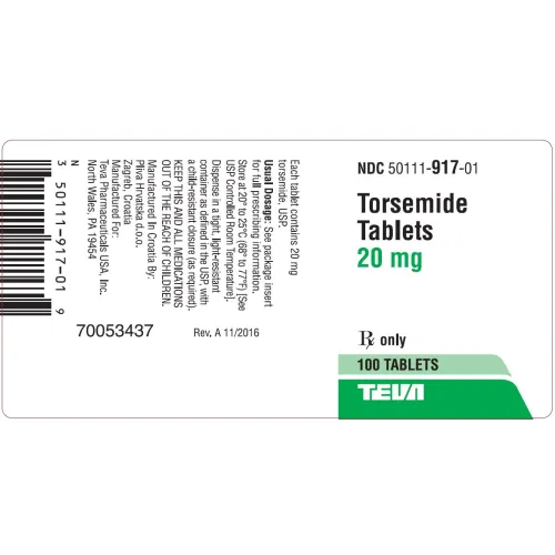 TORSEMIDE 20MG