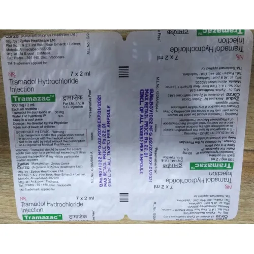 Tramazac 50mg/2ml Ampoule